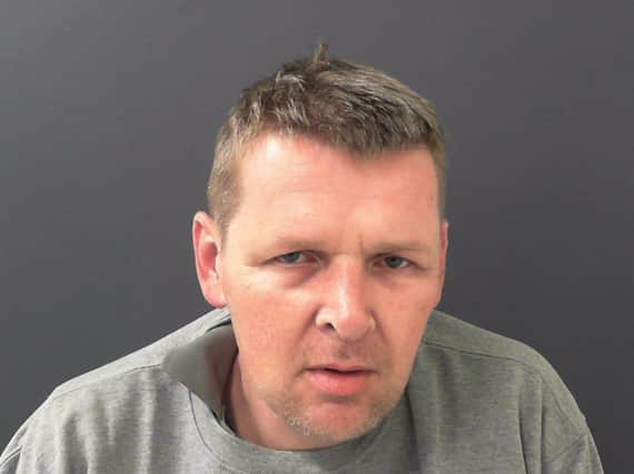 Andrew Paul Christian Brown, 46, was arrested in the Montpellier Hill area of Harrogate on September 17, last year by officers from North Yorkshire Police’s Operation Expedite team.