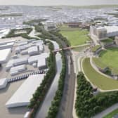 CGI of Sheffield Olympic Legacy Park.