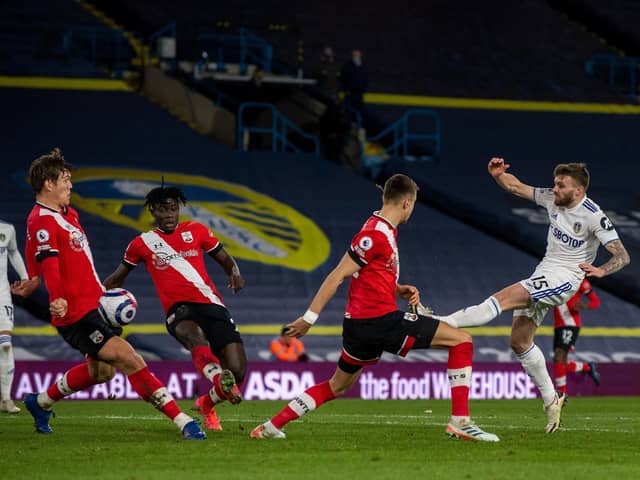 GOAL: Stuart Dallas produces a wonderful finish for Leeds United