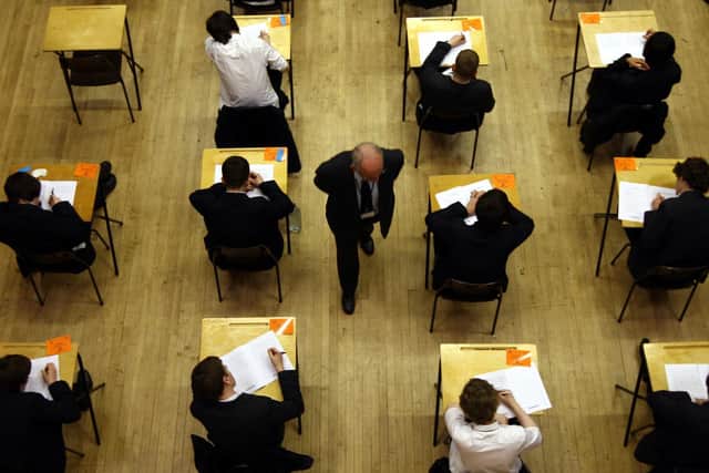 Exams last year were cancelled due to coronavirus. Photo: PA