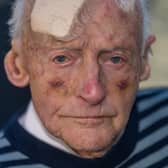 100-year-old war veteran Len Parry. Photo: James Hardisty.
