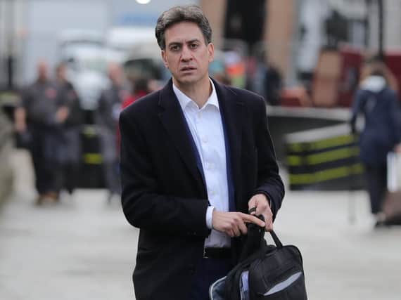 Labour's shadow business secretary Ed Miliband arrives at the Houses of Parliament in Westminster, London. Photo: PA