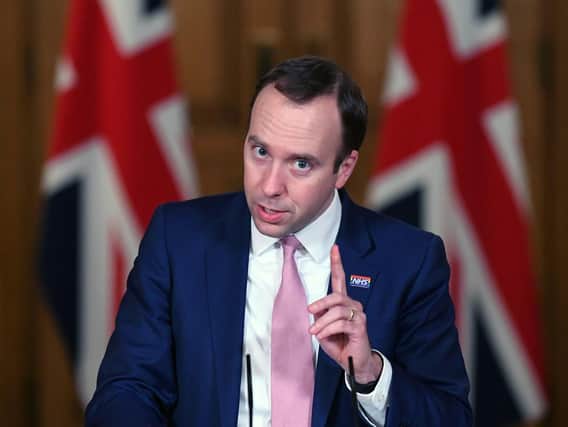 Health Secretary Matt Hancock has revealed that as many as a fifth of local authority areas in England are witnessing a growing number of cases of Covid-19. (Picture: Getty Images.)