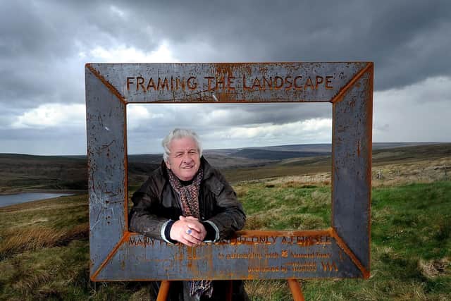 Renowned artist Ashley Jackson, seen here on the nearby moors, has been based in Holmfirth for many years. (James Hardisty).