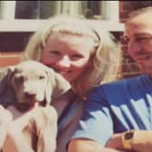 Joanne Weddle-Wheatley and John Weddle, the passenger train driver who died in the Selby rail disaster in 2001, with their dog Josh.