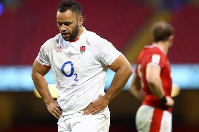 Hard to take: Billy Vunipola of England looks dejected during the defeat.  (Photo by Michael Steele/Getty Images)