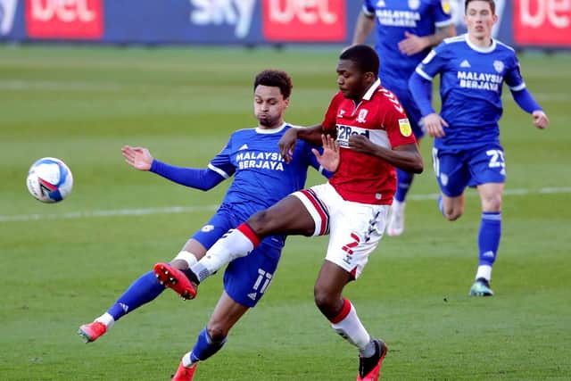 RESULT: Middlesbrough 1-1 Cardiff City. Picture: PA Wire.