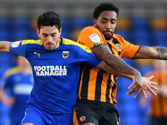 Hull City's Mallik Wilks in action against AFC Wimbledon. Pictures: Getty Images.