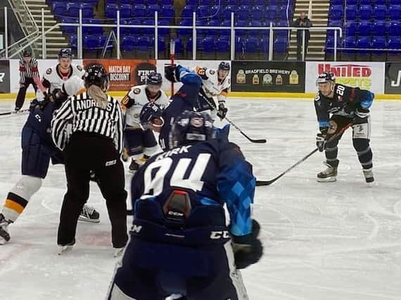 Sheffield Steeldogs were made to work hard for their win at home to Raiders. Picture courtesy of Steeldogs' Media.
