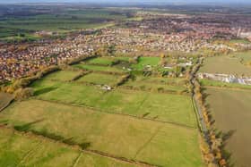 The homes will be built on fields off Long Lane