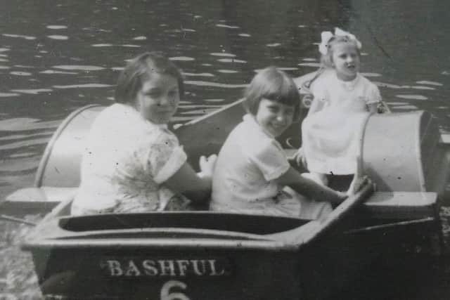 Children boating at Rowntree Park. Image submitted by the Friends of Rowntree Park