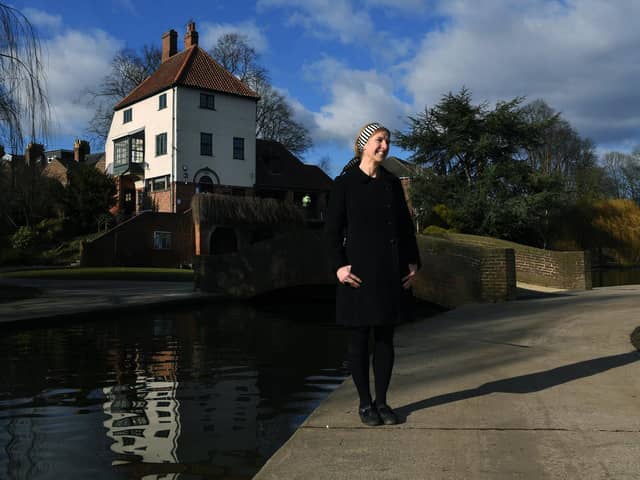 Rowntree Park in York is this year to mark its centenary year. Pictured Abigail Gaines charity manager of Friends of Rowntree Park. Picture : Jonathan Gawthorpe