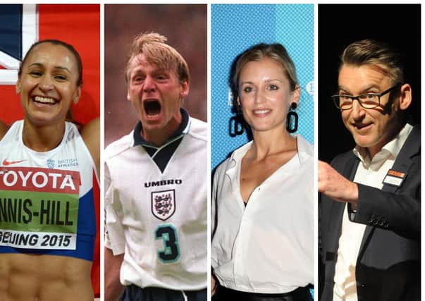 Heptathlete Jessica Ennis-Hill, footballer Stuart Pearce, actress Denise Gough and artistic director, James Brining, right, are all interviewed by James Willstrop in 'Interviews with Inspiration'.