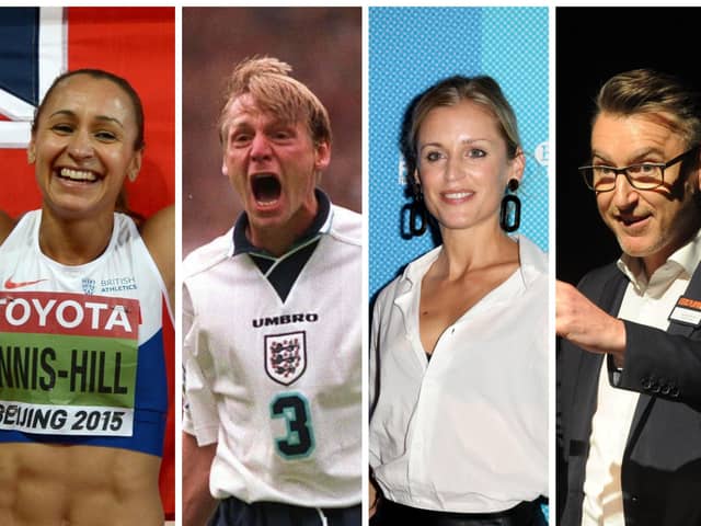 Heptathlete Jessica Ennis-Hill, footballer Stuart Pearce, actress Denise Gough and artistic director, James Brining, right, are all interviewed by James Willstrop in 'Interviews with Inspiration'.