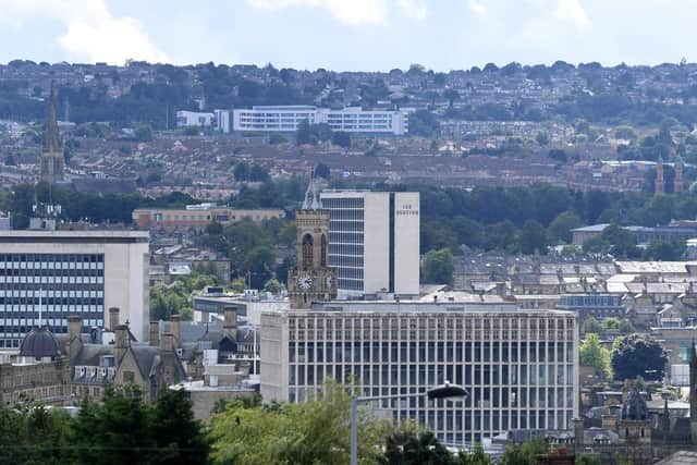A view of Bradford city centre. Photo credit: Simon Hulme/ JPIMedia