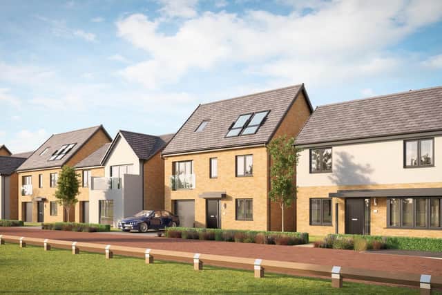 The development will be a mix of 2, 3, 4 and 5 bed homes.