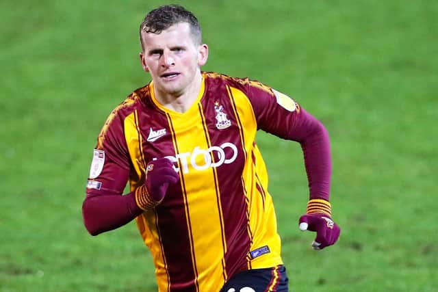 ON TARGET: Danny Rowe, Bradford City's match-winner against Mansfield Town. Picture: Jacques Feeney/Getty Images