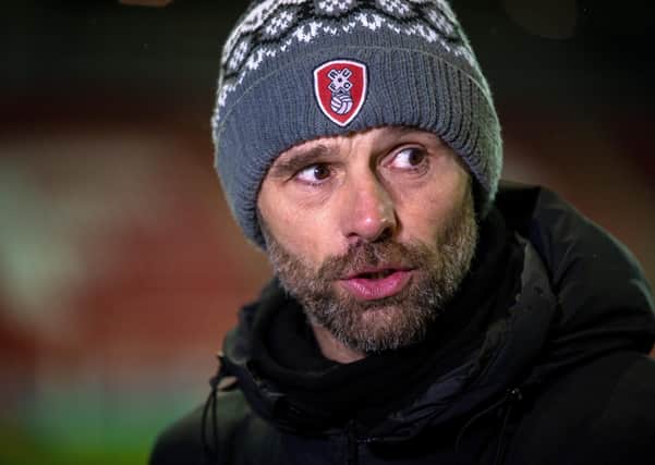 Rotherham United manager Paul Warne.  Picture Bruce Rollinson