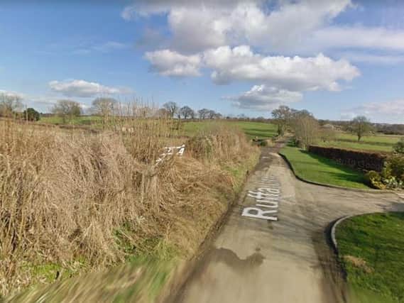 The incident took place on a country lane on the outskirts of Pickering