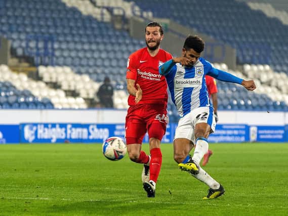 GOAL: Fraizer Campbell put Huddersfield Town in front... but not for ,long