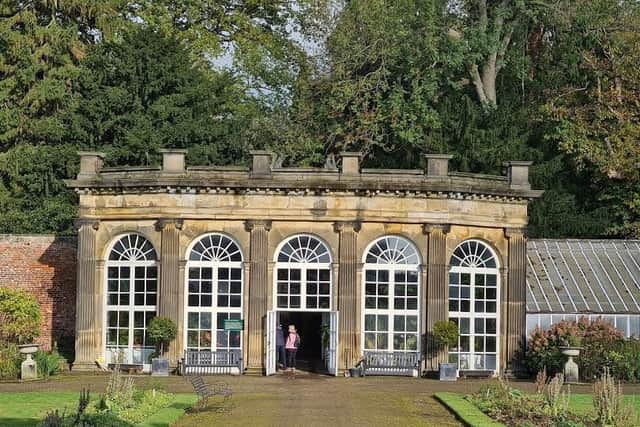 The orangery/palm house will be restored