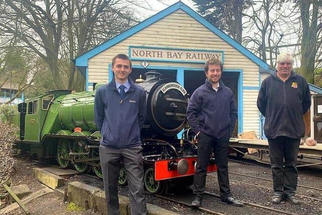 John Kerr and Peter Bryant have taken over the railway from the retiring David Humphreys