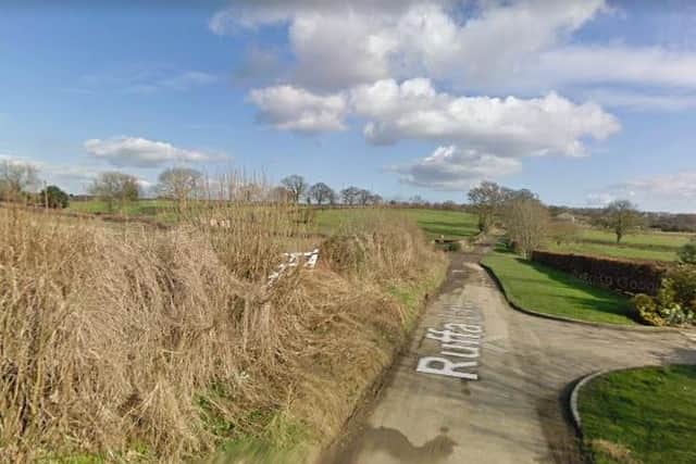 The incident took place on a country lane in Pickering