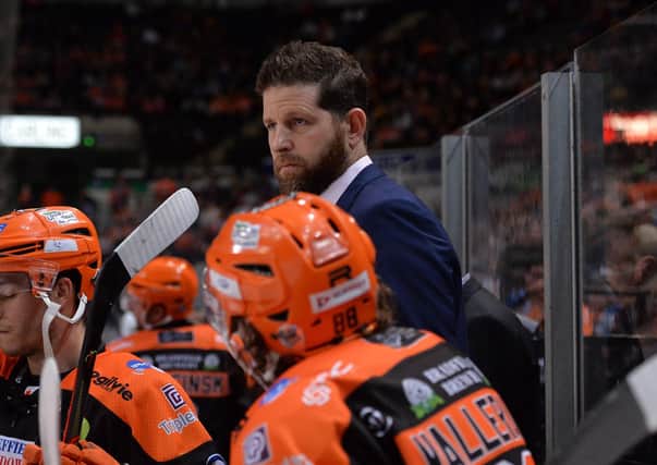 EXCITED: Sheffield Steelers head coach Aaron Fox. Picture courtesy of Dean Woolley