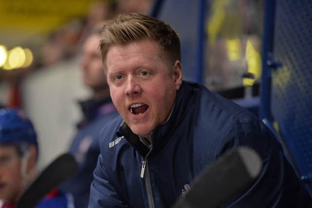 GB head coach Pete Russell has welcomed news of the EIHL Series. Picture: Dean Woolley.