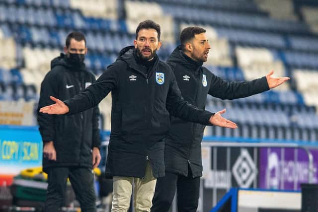 Carlos Corberan is abandoning his principles at Huddersfield Town (Picture: Bruce Rollinson)