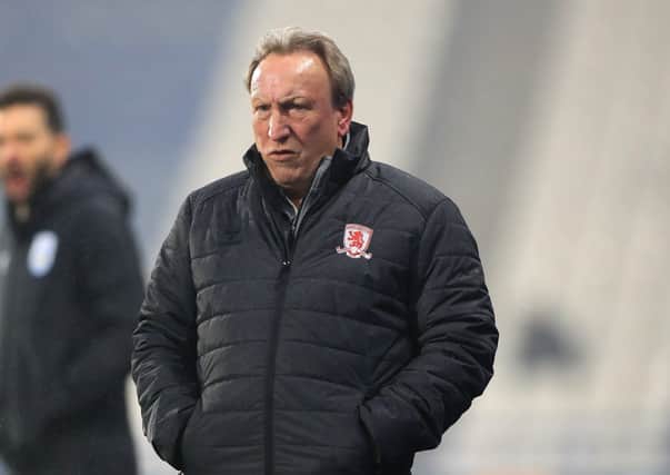 GOING NOWHERE: Middlesbrough manager Neil Warnock. Picture: Mike Egerton/PA