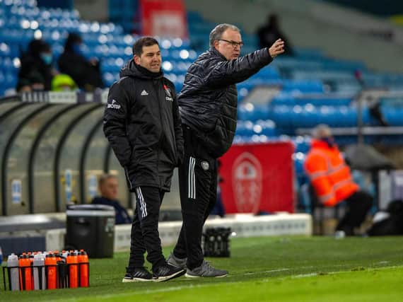 BOOST: Leeds United coach Marcelo Bielsa is hoping to see some of his injured players in under-23s action