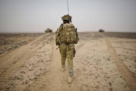 An library image of a British Army officer in Helmand Province, Afghanistan. Photo: Ben Birchall/PA Wire