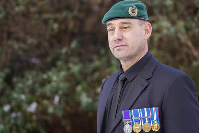 Armed Forces veteran David Maxwell. He joined the Royal Engineers in November 1990 and left as a Corporal in August 2008, and admitted he initially struggled to adapt to life outside of the Armed Forces. Photo credit: Scott Merrylees/ JPIMediaResell