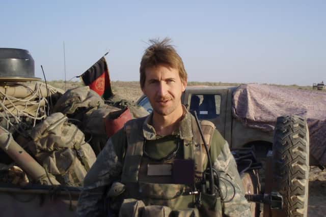 Pictured, Dan Jarvis, whose own Armed Forces career saw him serve in the Parachute Regiment with challenging deployments to Kosovo, Iraq and Afghanistan, rising to the rank of Major and even having a $50,000 bounty put on his head by the Taliban.