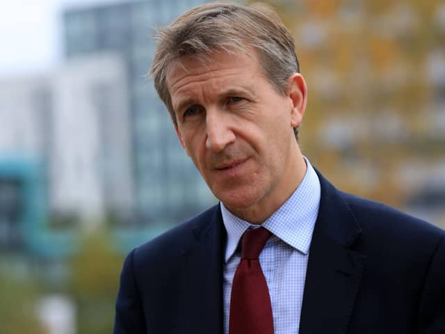 Pictured, the Mayor of the Sheffield City Region, Dan Jarvis, who is himself a former Army major. Photo credit: JPIMedia