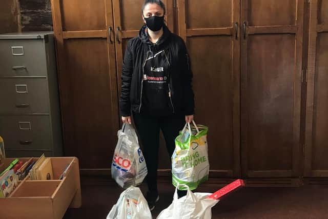 Tanisha Bramwell has been organising emergency deliveries of food to residents in Dewsbury from her local church. Picture: Tanisha Bramwell/Twitter