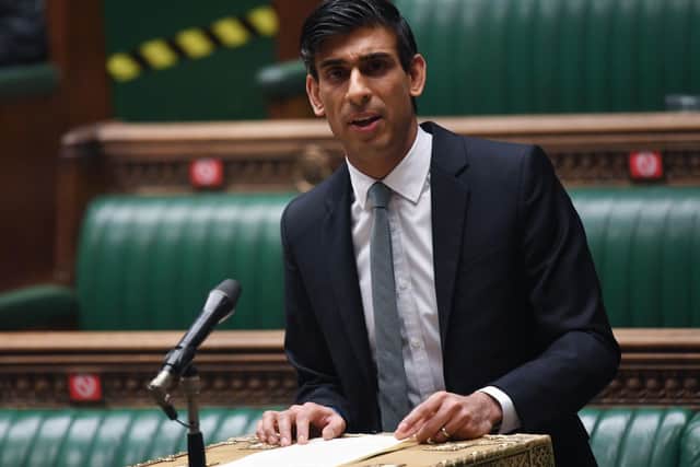 This was Chancellor Rishi Sunak delivering the Budget.