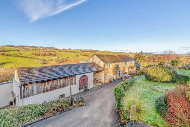 Hollings Farm, Haworth: This four-bedroom., semi-detached farmhouse on West Lane is on the market for £525. It comes with 6.13 acres and a split level adjoining barn and lean-to. Contact: www.dacres.co.uk