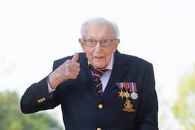 Captain Sir Tom Moore died at Bedford Hospital on February 2 after testing positive for Covid-19.
