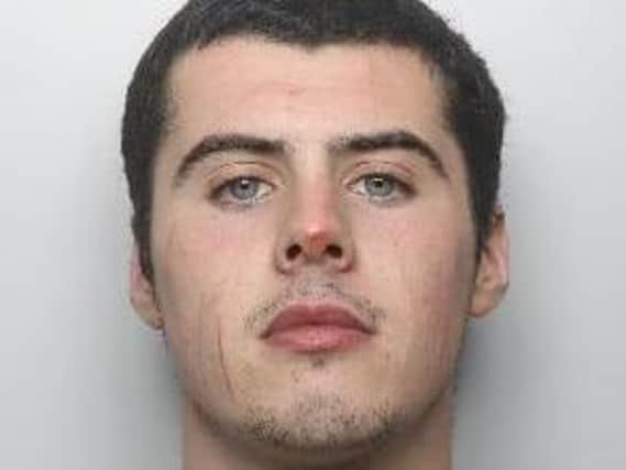 Connor O'Rourke, 23, was seen pouring fuel over the front garden and bins of the property, before making the area go up in flames with a lighter.