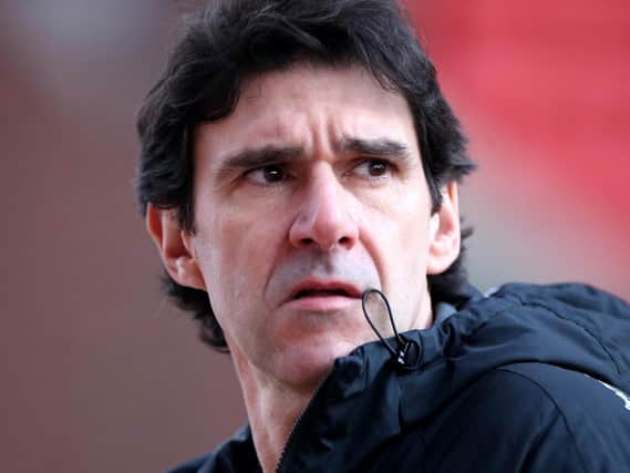 Birmingham City chief Aitor Karanka watches on as his Birmingham City team are beaten 1-0 by Barnsley at Oakwell. Pictures: Getty Images