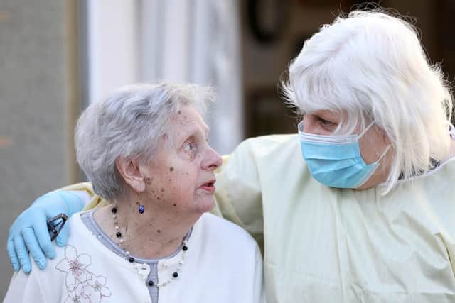 Designated visitors can now visit care homes.