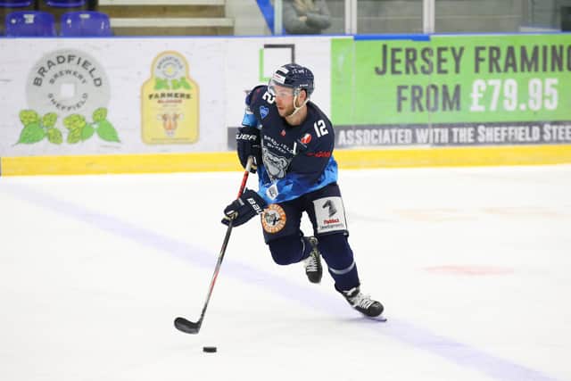 HERE TO HELP: Defenceman Ben O'Connor weighed in with seven assists across the two nights against Bees IHC. Picture courtesy of Andy Bourke/Podium Prints.