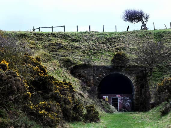 The entrances to both tunnels are now blocked off