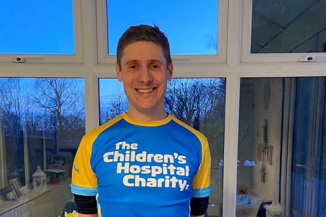 Richard Fyfe is running 1,000 miles in sic months for Sheffield Children's Hospital Charity