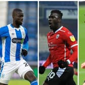 THE CHOSEN ONES: Naby Sarr, left, Daryl Dike and George Honeyman all make the cut this week - but who else? See below ....