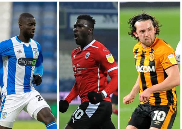 THE CHOSEN ONES: Naby Sarr, left, Daryl Dike and George Honeyman all make the cut this week - but who else? See below ....