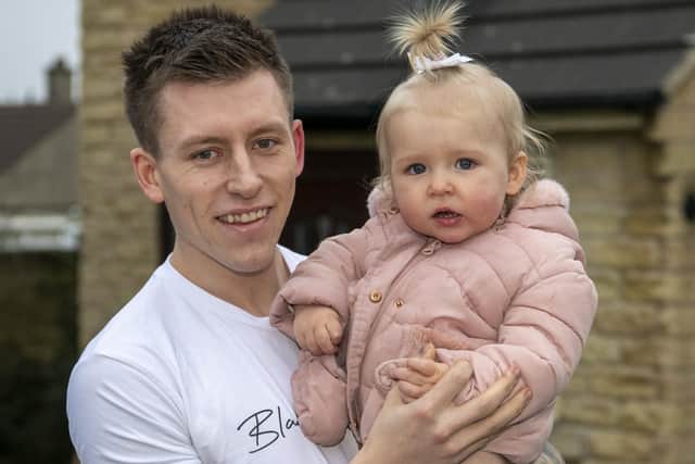 Dale Spink with his daughter Brontaè   Picture Tony Johnson