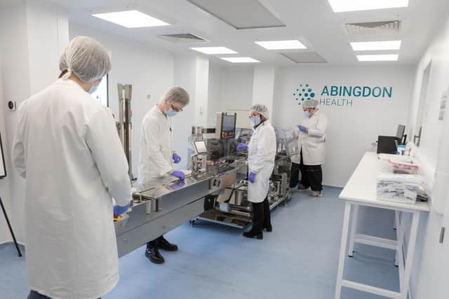 York-based Abingdon on track to produce 150 million rapid tests a year in response to Covid-19